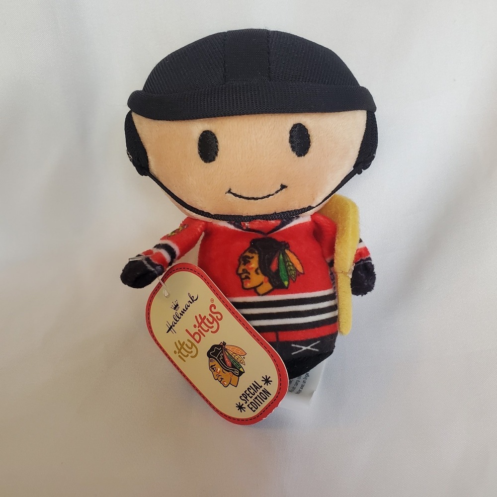 Hallmark Itty Bittys NHL‎ Chicago Blackhawks Special Edition 4IN Plush Figure